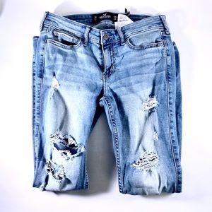 👖Hollister | Low Rise Super Skinny Crop Jeans